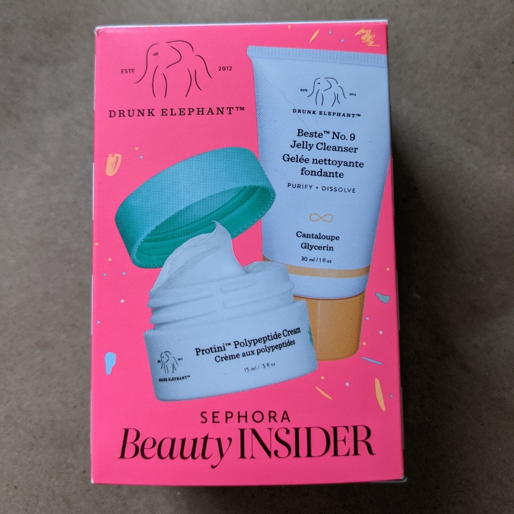 Drunk Elephant Minis - moisturizer & face cleanser